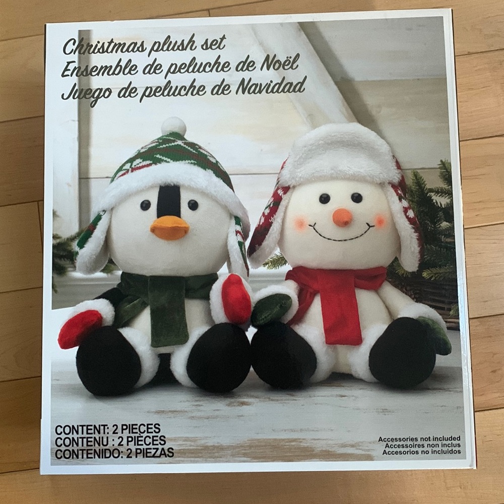 Christmas plush set Indoor Decoration